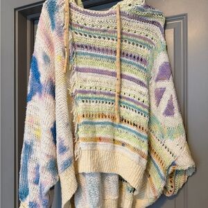 Free People Pastel Knit Women's Sweater